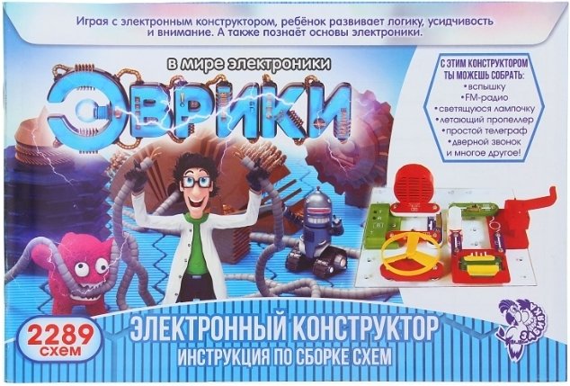 

Набор для опытов Эврики Электронный конструктор 1200833