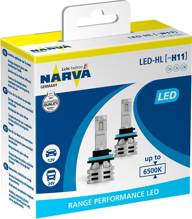 

Светодиодная лампа Narva H11 Range Performance LED 2шт