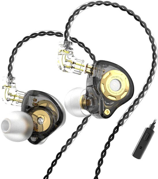 

Наушники TRN MT1 Pro (черный, с микрофоном)