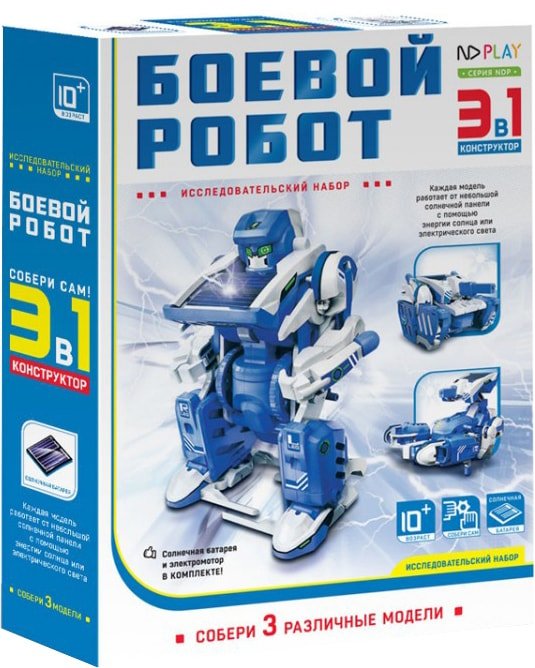 

Конструктор ND Play Боевой робот 3 в 1 2019