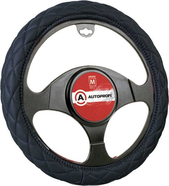 

Оплетка на руль Autoprofi SP-9010 BK (M) (черный)