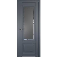 Межкомнатная дверь ProfilDoors 2.103U L 70x200 (антрацит, стекло square графит)