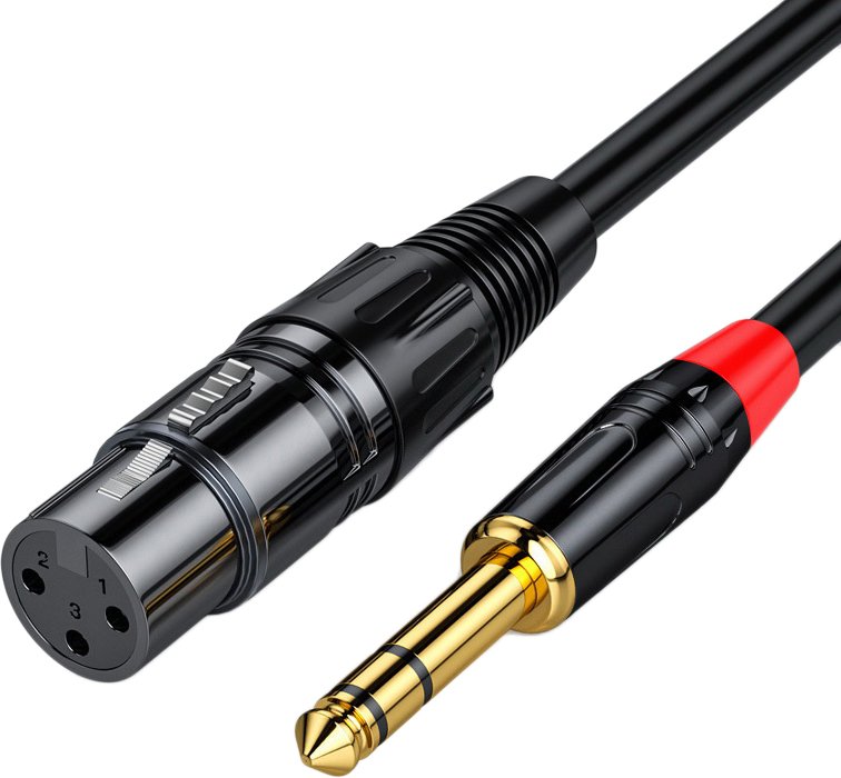

Кабель USBTOP Jack 6.35 мм - XLR (M-F, 15 м, черный)