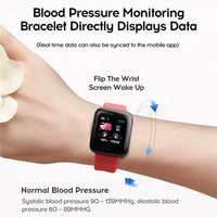 Умные часы Skmei 116 Plus (красный)