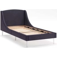 Кровать MONOFIX Лотти 90x200 (микровелюр/графит)