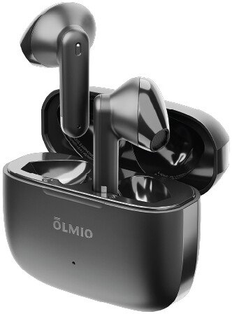 Наушники Olmio TWE-12 (черный)