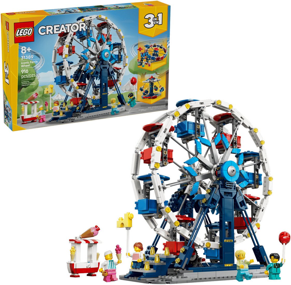 Конструктор LEGO Creator 3 в 1 Знаменитое колесо обозрения