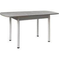 Кухонный стол ВВР ЛДСП Раздвижной (камень светлый/прямое белый)