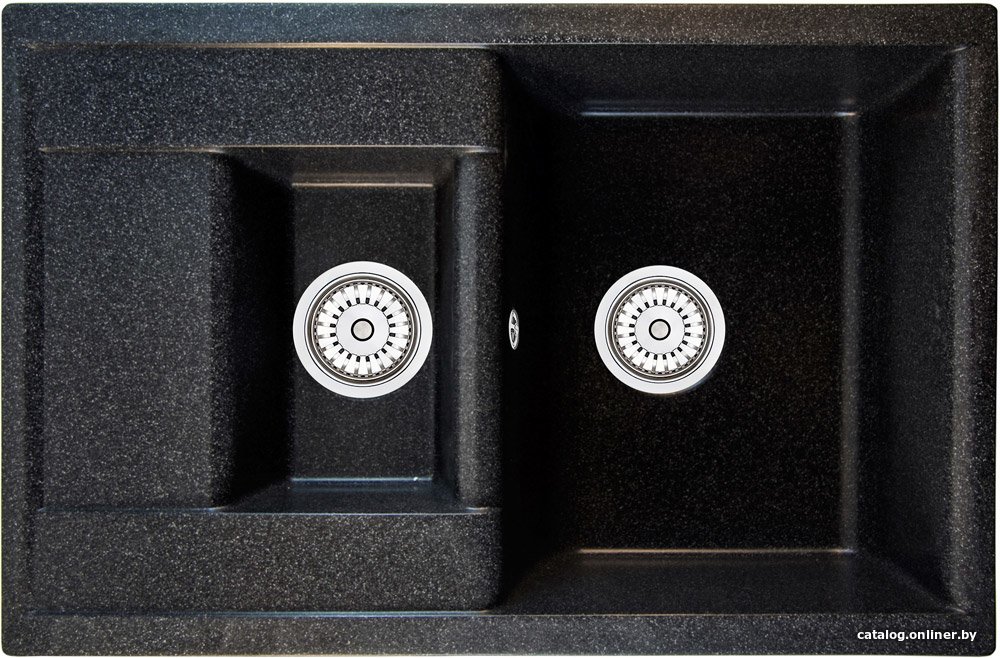 Кухонная мойка Berge BR-7612 (черный матовый)