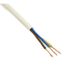 Провод силовой ВЭКЗ ПВС 3x0.75 (белый)