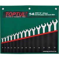 Набор ключей Toptul GRAW1401 (14 предметов)