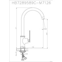 Смеситель Haiba HB70589 (хром)