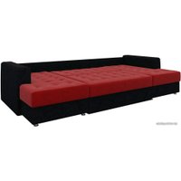 П-образный диван Mebelico Эмир-П (красный/черный) [A-57583]