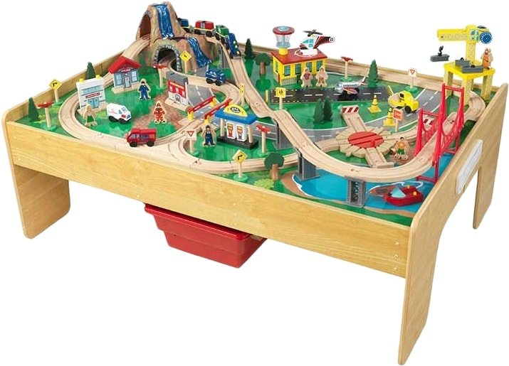 

Набор железной дороги KidKraft Adventure Town Railway Train Table 18025