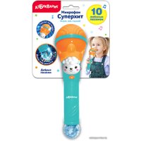 Микрофон Азбукварик Микрофон Суперхит 4680019284538 (оранжевый)