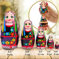 Развивающая игра Брестская Фабрика Сувениров В украинской вышиванке (набор 5 шт)