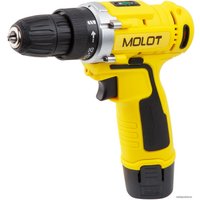 Дрель-шуруповерт Molot MBD 1213-1 Li MBD12131Li0029 (с 1-им АКБ)