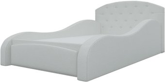 Кровать Mebelico Майя 140x70 (кожзам, белый)