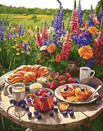 Картина по номерам Lori Пикник Рх-153