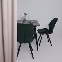 Кухонный стол Мамадома Borg radial-120 раздвижной 120-160х80 (дымчатая керамика/черный)