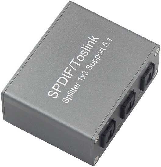 

Разветвитель USBTOP 1x3 оптический (Toslink/SPDIF) с поддержкой систем 5.1 559439