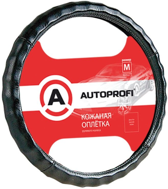 

Оплетка на руль Autoprofi AP-265 BK (M) (черный)