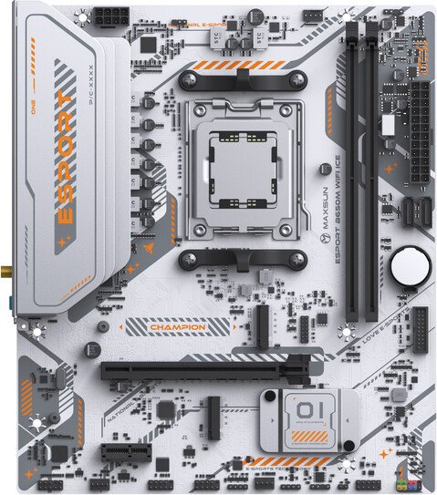 

Материнская плата Maxsun eSport B650M WiFi6 Ice