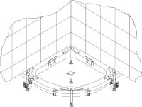 Каркас Kolpa-San Ocean 90x90