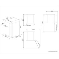 Однокамерный холодильник Smeg FAB10HRBL5