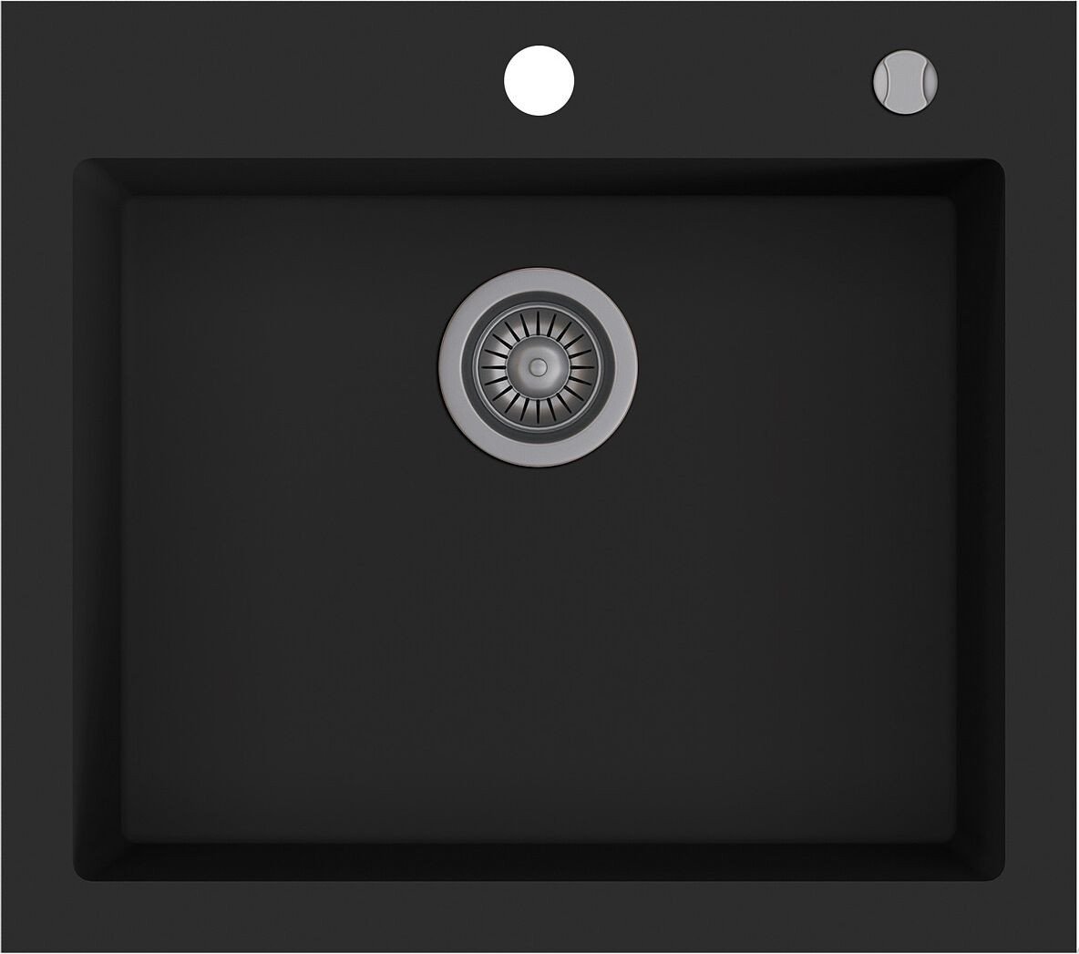 Кухонная мойка Kernau KGS H 60 1B Deep Black