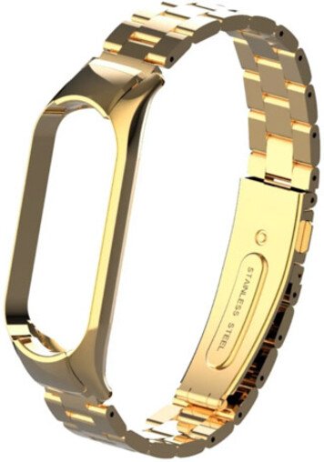 

Браслет Mijobs блочный для Xiaomi Mi Band 3/4 (золотистый)