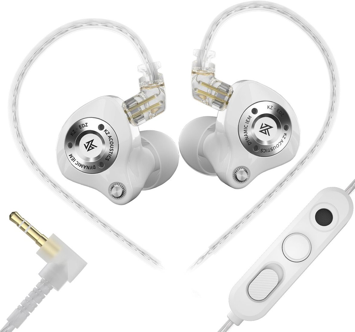 

Наушники KZ Acoustics EDZ 3.5 мм (с микрофоном, белый)