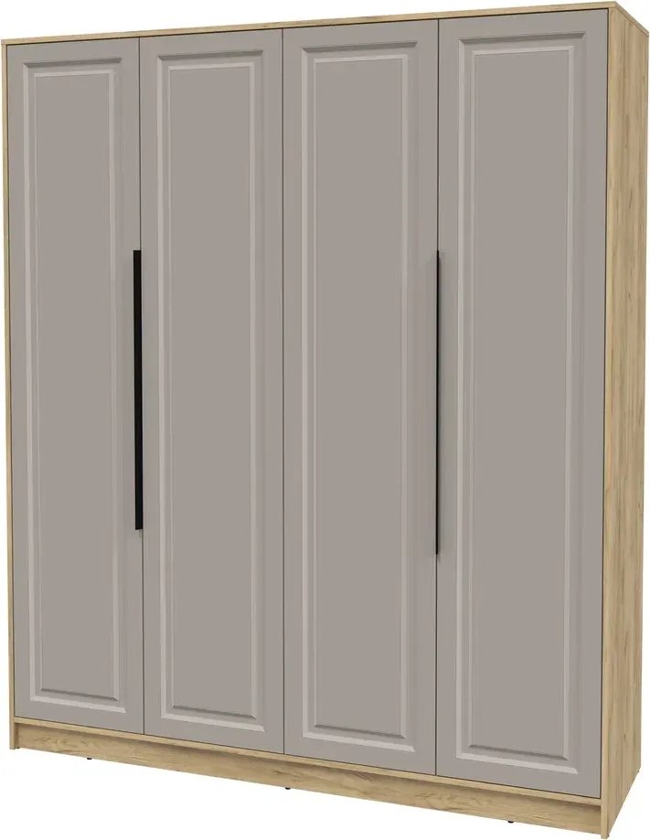 

Шкаф распашной Интерлиния Концепт КТ-Ш4 Деко (дуб золотой/луна)