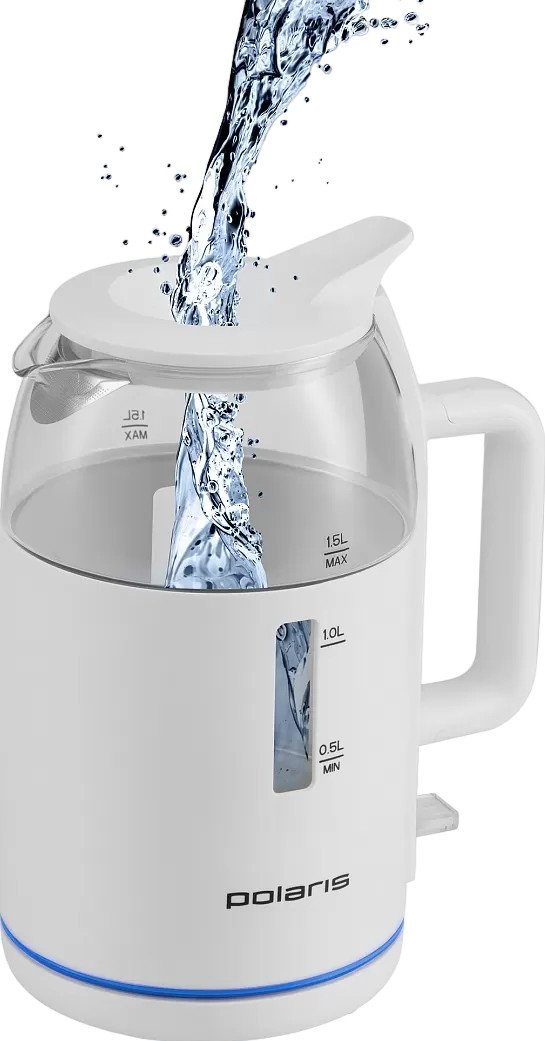 

Электрический чайник Polaris PWK 1545CGL Water Way Pro (белый)