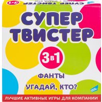Настольная игра Dream Makers Супертвистер 3в1. Твистер. Фанты. Угадай, кто? 2314C