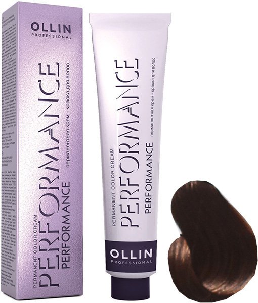 

Крем-краска для волос Ollin Professional Performance 6/3 темно-русый золотистый