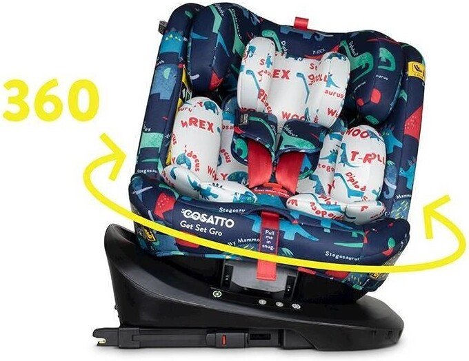 Детское автокресло Cosatto Get Set Gro I-Size 360 (d is for dino)