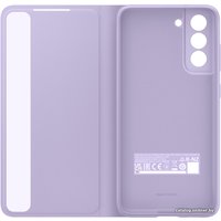 Чехол для телефона Samsung Smart Clear View Cover S21 FE (фиолетовый)