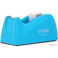 Диспенсер для скотча канцелярский Deli E814A (голубой)