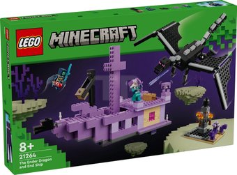 Конструктор LEGO Minecraft 21264 Эндер-Дракон и Корабль Края