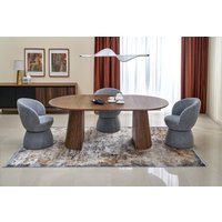Кухонный стол Halmar Fargo 120-210/120 (орех)
