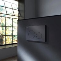 Унитаз подвесной Lauter Augsburg 21109EC + I012709 + I090138 (черный матовый с кнопкой смыва черный матовый)