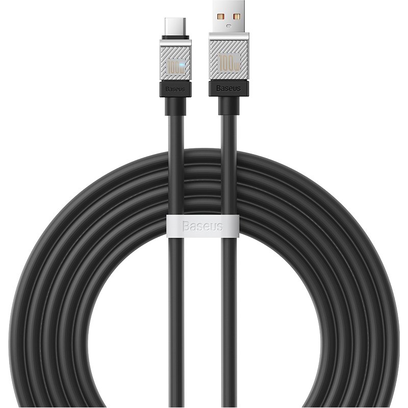 

Кабель Baseus CoolPlay Series USB Type-A - USB Type-C (2 м, черный)