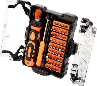 Набор отвертка с битами Kranz KR-12-4775 (48 предметов)