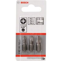 Набор бит Bosch 2607001752 (3 предмета)