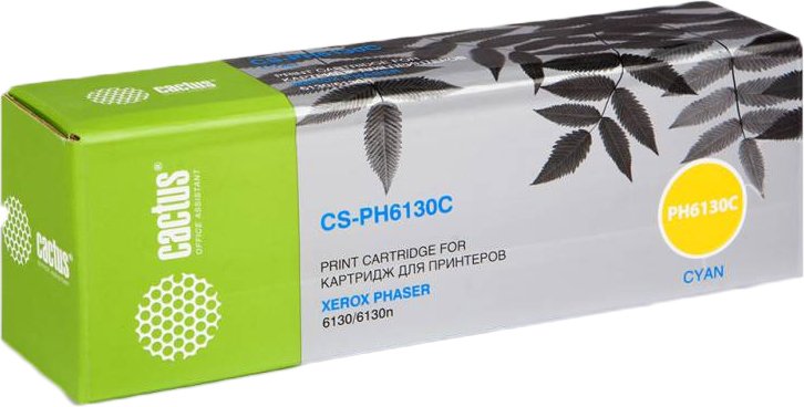 

Картридж CACTUS CS-PH6130C (аналог Xerox 106R01282)