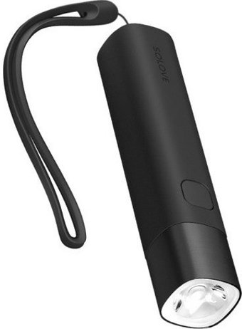 Фонарь Solove X3 Portable Flashlight Power Bank (черный)