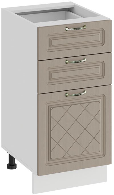 

Шкаф напольный Трия Бьянка 1Н4Я3 (белый/дуб кофе)