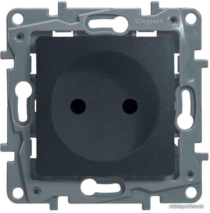 Розетка Legrand Etika 672634 (антрацит)