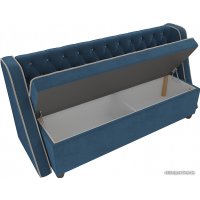 Диван Лига диванов Лофт 104547 (велюр, голубой)